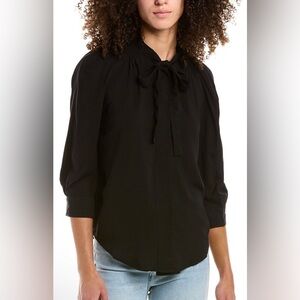 Zadig & Voltaire Touch Blouse in Black Sz M NWOT